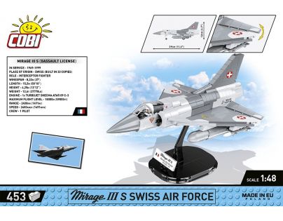 Cobi 5827 Stíhacie lietadlo Dassault Mirage III S 453 dielikov