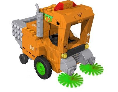 COBI 6241 - Smeťáci TRASH PACK - Zametací auto velké