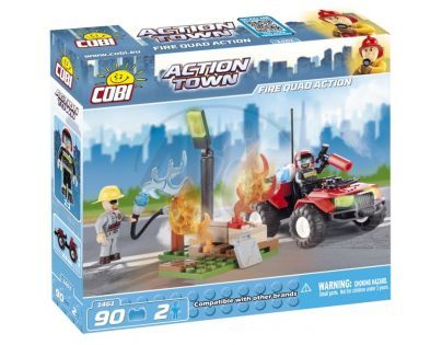Cobi Action Town 1461 Hasičská čtyřkolka