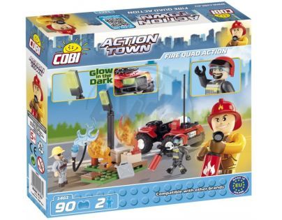 Cobi Action Town 1461 Hasičská čtyřkolka
