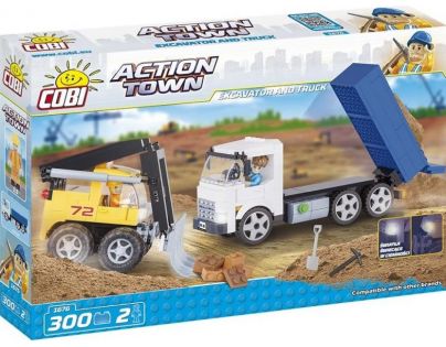 Cobi 1676 ACTION TOWN Stavba Buldozer a sklápěč