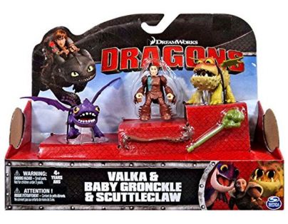 Cobi Jak vycvičit draka Drak a jezdec - Valka, Baby Gronckle a Scuttleclaw
