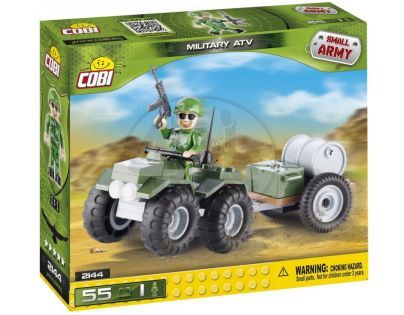 Cobi Malá armáda 2144 Čtyřkolka s vlekem