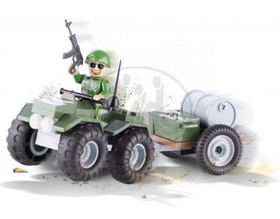 Cobi Malá armáda 2144 Čtyřkolka s vlekem