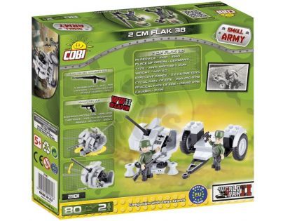 Cobi Malá armáda 2181 Protiletadlové dělo Flak 38