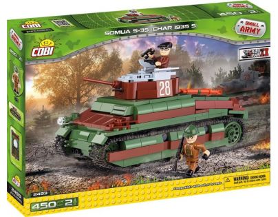 Cobi 2493 SMALL ARMY SOMUA S-35 Char 1935 S 450 k 2 f
