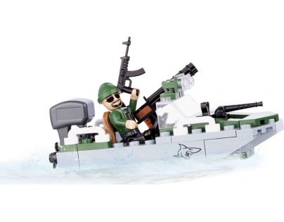 Cobi 2148 Small Army Motorový člun Shark