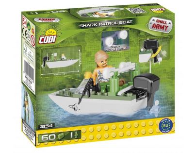 Cobi 2154 Malá armáda  Patrolovací čln Shark