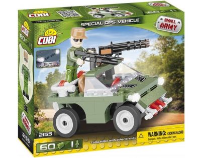 COBI 2155 Small Army Vojenské vozidlo, 60 k, 1 f