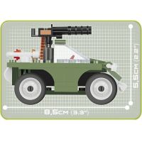 COBI 2155 Small Army Vojenské vozidlo, 60 k, 1 f 2