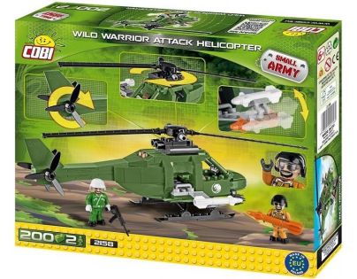 COBI 2158 Small Army Útočná helikoptéra Wild Warrior, 200 k, 2 f