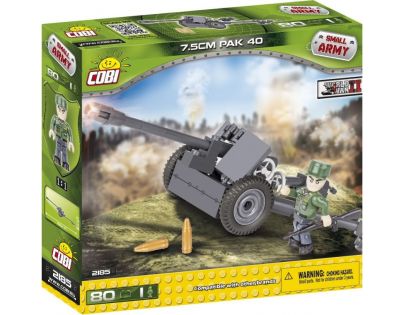 COBI 2185 II WW PaK 40 Panzerabwehrkanone 3 7,5 cm 80 k 1 f