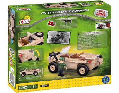 Cobi 2188 SMALL ARMY VW typ 166 Schwimmwagen 120 k 1 f