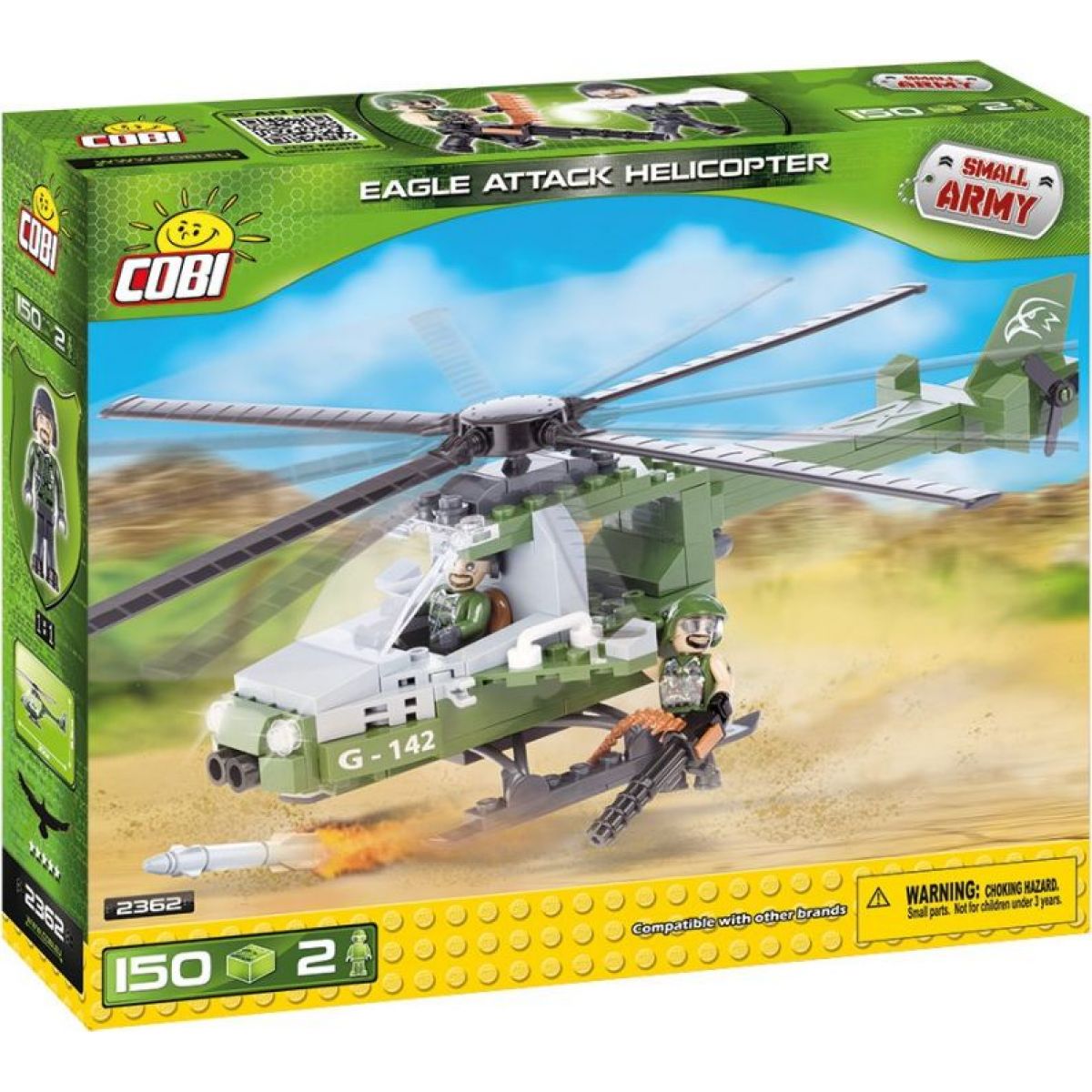 Cobi 2362 Small Army EAGLE útočná helikoptéra