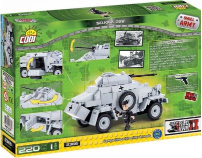 COBI 2366 II WW Průzlumné vozidlo Sd. Kfz 222