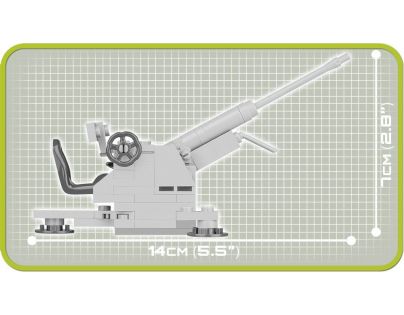 COBI 2388 II WW 2 cm Flak 30 protilietadlové stanovištia, 170 k, 1 f