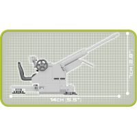 COBI 2388 II WW 2 cm Flak 30 protilietadlové stanovištia, 170 k, 1 f 5