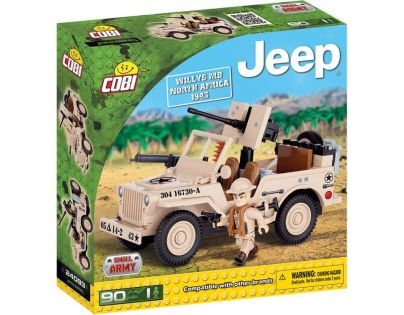 Cobi 24093 JEEP Willys MB severní Afrika