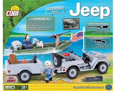 COBI 24193 Small Army JEEP Willys MB US Navy