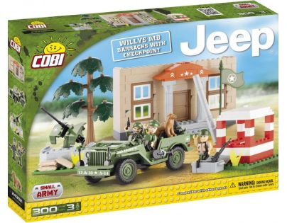 Cobi 24302 JEEP Willys MB kasárny 300 dielikov