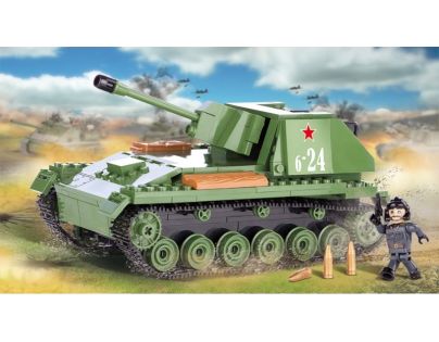 Cobi Malá armáda 2458 Samohybné dělo SU-76M