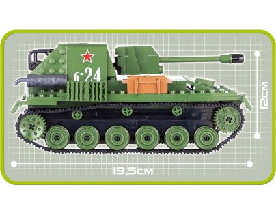 Cobi Malá armáda 2458 Samohybné dělo SU-76M