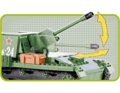 Cobi Malá armáda 2458 Samohybné dělo SU-76M