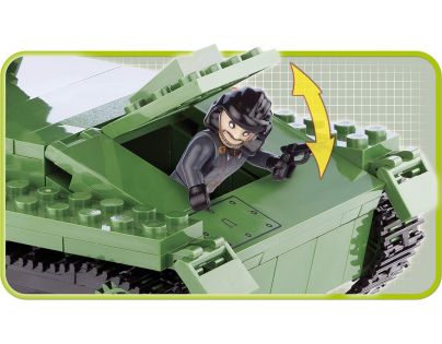 Cobi Malá armáda 2458 Samohybné dělo SU-76M