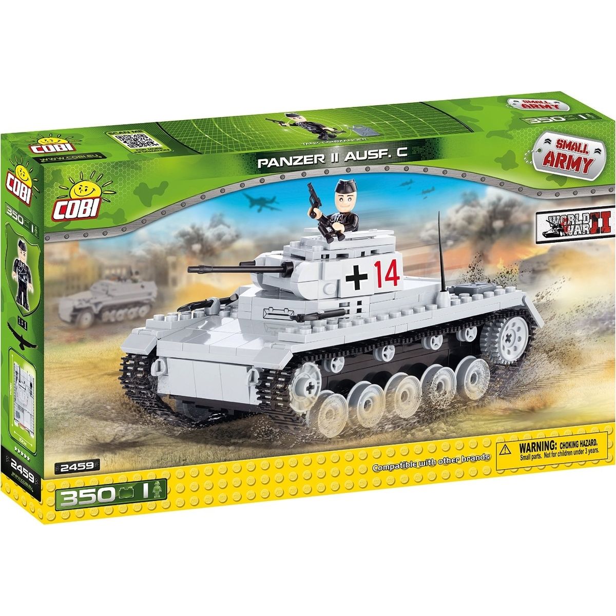 COBI 2459 Small Army WW Panzer II Ausf. C