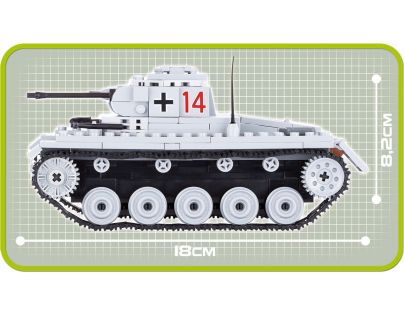 COBI 2459 Small Army WW Panzer II Ausf. C