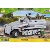 Cobi Malá armáda 2472 Sd.Kfz.251-10 Ausf. C šedé vozidlo 4