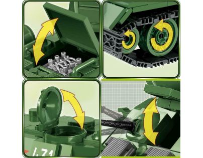 COBI 2476 SMALL ARMY – II WW Tank T-34-85 m 1944