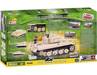 COBI 2477 Small Army Tank Tiger číslo 131