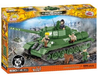 Cobi Malá armáda 2486 T-34 z filmu Štyri z tanku a pes