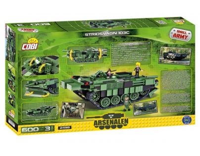 Cobi 2498 Small Army Stridsvagn 103C 600 k 3 f