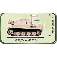 COBI 2513 Small Army II WW 38 cm Sturmmorser Sturmtiger, 535 k, 2 f 5