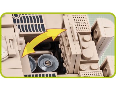 COBI 2513 Small Army II WW 38 cm Sturmmorser Sturmtiger, 535 k, 2 f