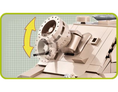 COBI 2513 Small Army II WW 38 cm Sturmmorser Sturmtiger, 535 k, 2 f