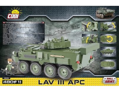 Cobi 2609 SMALL ARMY – LAV III APC, 480 k, 1 f