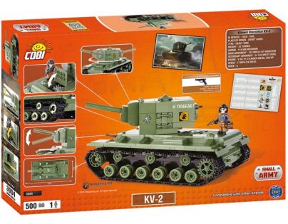 Cobi Malá armáda 3004 World of Tanks KV-2