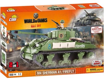 Cobi Malá armáda 3007 World of Tanks M4 Sherman A1 Firefly