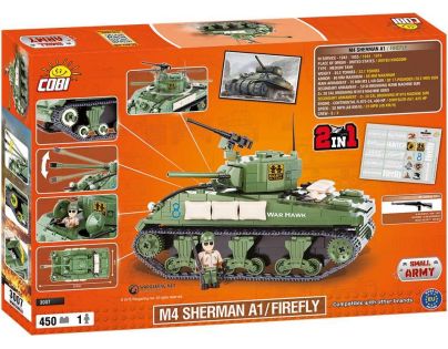 Cobi Malá armáda 3007 World of Tanks M4 Sherman A1 Firefly