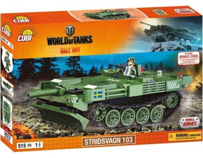 COBI 3023 WORLD OF TANKS stridsvagn 103 S-Tank 515 k 1 f