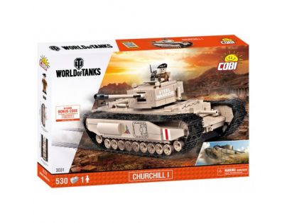 Cobi 3031 World of Tanks Churchill I - Poškodený obal
