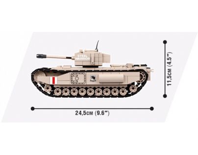 Cobi 3031 World of Tanks Churchill I - Poškodený obal