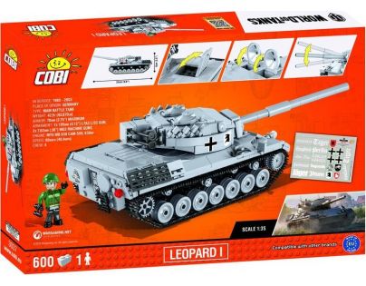 Cobi Malá armáda 3037 World of Tanks Leopard I - Poškodený obal