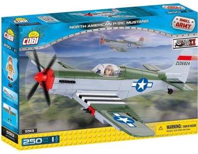 COBI 5513 SMALL ARMY North American P-51C Mustang 250 k