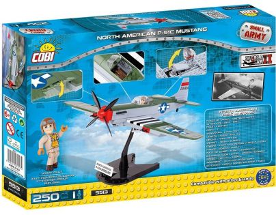 COBI 5513 SMALL ARMY North American P-51C Mustang 250 k