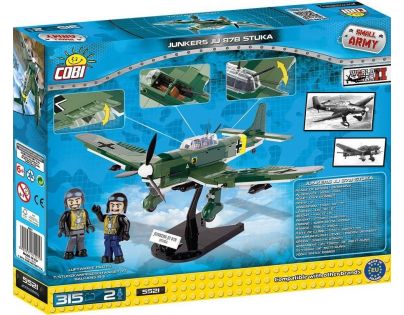 Cobi 5521 SMALL ARMY Junkers Ju 87 B Stuka 315 k 2 f