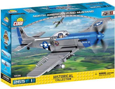 Cobi 5536 SMALL ARMY II WW North American P-51D Mustang 265 k 1 f